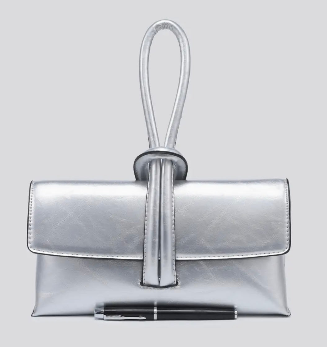 Vegan Leather Knot Handbags